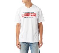 Champion Graphic Shop Authentic S-S, T-shirt Uomo, Bianco, S
