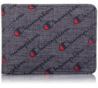 Champion Graphic Wallet Accessori da Viaggio-Portafoglio bi-Fold, Grigio Scuro, Taglia Unica Uomo