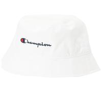 Champion Icons Accessories-805975 Woven Cotton Twill Small Script Logo Cappello da Pescatore, Bianco, M-L Unisex-Adulto