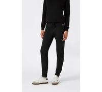 Champion Joggers Elasticizzati con Fondo A Costine Interno Felpato Icons da Donna, 118092 (IT, Testo, L, Regular, Regular, Nero)