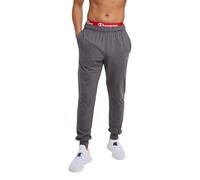 Champion, Joggers quotidiani, Leggeri, Comodi da Uomo, 78,7 cm Pantaloni da Tuta, Granito Heather C Patch Logo