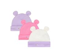 Champion Junior Caps (806039) -Stretch Jersey 3P Newborn Berretto, Bianco/Orchidea/Rosa Pastello (Wht/ORP/PRS), Taglia Unica (Pacco da 3) Unisex-Bimbi