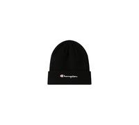 Champion Junior Caps (806070) - Recycled Acrylic Knitted Yarn Embroidered Script Logo Berretto, Nero, Taglia Unica Unisex - Bambini e Ragazzi FW24