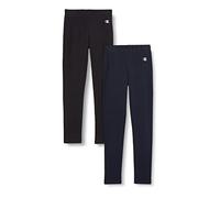 Champion Legacy American Classics - C-logo Regular 2p, Leggings Bambine e ragazze, (Blu Scuro/Nero), 3-4 anni