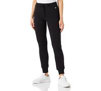 Champion Legacy American Classics Fleece C-logo Rib Cuff Pantaloni da tuta, Nero, XXL Donna
