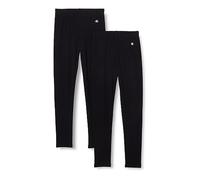 Champion Legacy American Classics G-Cotton-Lycra 2Pack Leggings, Nero, 9-10 Anni (Pacco da 2) Bambina