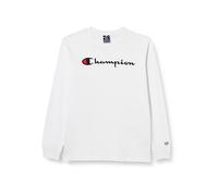 Champion Legacy American Classics - L-S Crewneck Maglietta a Manica Lunga, Bianco, S Uomo FW23