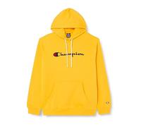 Champion Legacy American Classics - Powerblend Fleece Felpa con Cappuccio, Giallo, XL Uomo FW23