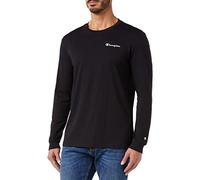 Champion Legacy American Classics Small Logo L/S Maglietta a Manica Lunga, Nero, S Uomo