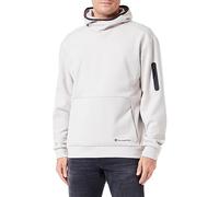 Champion Legacy American Tech - Poly-Cotton Interlock Felpa con Cappuccio, Grigio Argento, S Uomo FW23