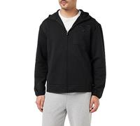 Champion Legacy American Tech - Poly-Cotton Interlock Full Zip Felpa con Cappuccio, Nero, S Uomo FW23