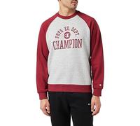 Felpa Champion Retro rosso grigio - S