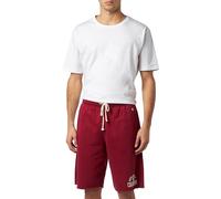 Champion Legacy Athletics - Powerblend Fleece Long Bermuda Pantaloncini, Rosso TBR, M Uomo FW23