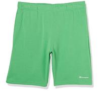 Champion Legacy Authentic Pants Powerblend Terry Small Logo Bermuda Pantaloncini, Verde Chiaro, S Uomo