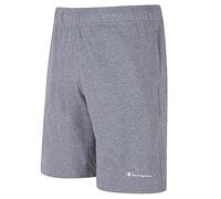Champion Legacy Authentic Pants PRO Jersey Small Logo Bermuda, Grigio Melange Chiaro, XL Uomo SS23