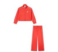 Champion Legacy Back to School, Set da Bambina, Felpa con Zip e Pantaloni, Corallo, XXL