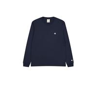 Champion Legacy Basics - L-S Crewneck Maglietta a Manica Lunga, Blu Marino, S Uomo FW23