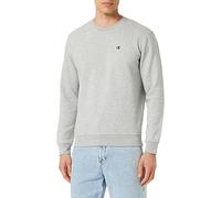 Champion Legacy Basics - Powerblend Fleece Crewneck Felpa, Grigio Melange Chiaro, XS Uomo FW23