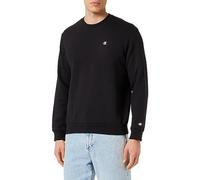 Champion Legacy Basics - Powerblend Fleece Crewneck Felpa, Nero, S Uomo FW23