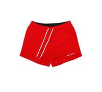 Champion Legacy Beachshorts AC Small Logo Costume a Pantaloncino, Rosso Intenso, L Uomo