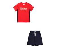 Champion Legacy Boy-Graphic Crewneck Set with Large Logo, Rosso (RS011), 15-16 Anni Bambini e Ragazzi