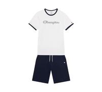 Champion Legacy Boy-Graphic Crewneck Set with Large Print, Bianco (WW001), 5-6 Anni Bambini e Ragazzi