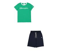 Champion Legacy Boy-Graphic Crewneck Set with Large Print, Verde (GS130), 11-12 Anni Bambini e Ragazzi