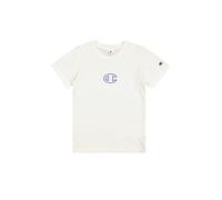 Champion Legacy Boy - Graphic Crewneck T-Shirt with Large Logo, T-Shirt Bambino, White (WW001),