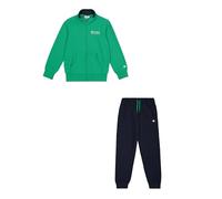 Champion Legacy Boy-Graphic Full Zip Sweatsuit Tuta da Allenamento, Green (GS130), 9-10 Anni Bambino