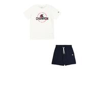 Champion Legacy Boy - Set girocollo con logo, bianco, L, Bianco (WW001), 11-12 Anni