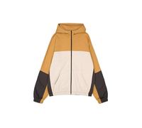 Champion Legacy C-Tech (220399) -Soft Compact Poly Fleece Full-Zip Felpa con Cappuccio, Tabacco/Grigio Argento (TBO/SVL/PHA), L Uomo