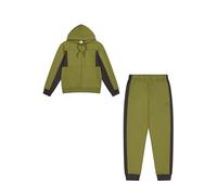 Champion Legacy C-Tech (220410) -TCV Stretch Poly-Cotton Interlock Hooded Tuta Sportiva, Verde Oliva (GNUM/PHA), XL Uomo