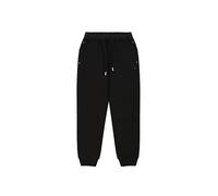 Champion Legacy C-Tech W (117477) - TCV Stretch Poly-Cotton Interlock Rib Cuff Pantaloni da Tuta, Nero, M Donna FW24