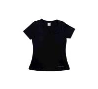 Champion Legacy C-Tech W (117483) -Poly-Tencel Jersey SS Crewneck T-Shirt, Nero (NBK), M Donna