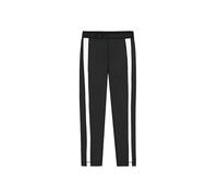 Champion Legacy C-Tech W (117484) -Compact Stretch Jersey 7/8 Crop Leggings, Nero/Marshmallow (NBK/STR), XL Donna