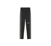Champion Legacy C-Tech W (117485) -Quick-Dry Compact Stretch Poly-Jersey 7/8 Leggings, Nero (NBK/Lea), XL Donna