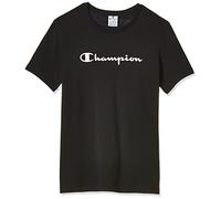 Champion Legacy - Classic Logo S/S, T-Shirt Donna, Nero, M