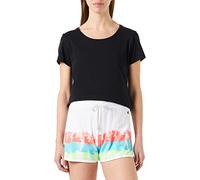 Champion Legacy Color Ground C-Logo Regular Pantaloncini, Bianco, XS Donna