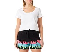 Champion Legacy Color Ground C-Logo Regular Pantaloncini, Nero, M Donna