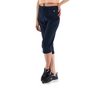 Champion Legacy Easywear 2.0 PRO-Jersey 3/4 Drawstring Pantaloni da Tuta, Blu Marino, L Donna