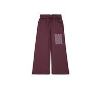 Champion Legacy Emotional Dance G (405016) -Ultra-Light Soft Compact Fleece (240gr) Wide Leg Pantaloni da Tuta, Melanzana Scuro (PPE), 7-8 Anni Bambina