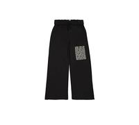 Champion Legacy Emotional Dance G (405016) - Ultra-Light Soft Compact Fleece (240gr) Wide Leg Pantaloni da Tuta, Nero, 9-10 Anni (M) Bambina FW24