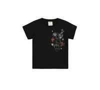 Champion Legacy Emotional Dance G (405020) -SS Crewneck T-Shirt, Nero (NBK), 3-4 Anni Bambina