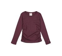 Champion Legacy Emotional Dance G (405021) -Soft Cotton 1x1 Rib (190gr) LS Crewneck Maglietta a Manica Lunga, Melanzana Scuro (PPE), 5-6 Anni Bambina