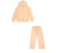 Champion Legacy Emotional Dance G (405045) -Ultra-Light Soft Compact Powerblend Fleece Hooded Tuta Sportiva, Pesca (EAC), 9-10 Anni Bambina