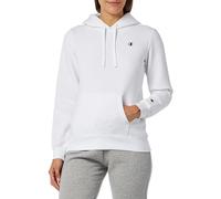 Champion Felpa con cappuccio Legacy Basics W – Light Powerblend Fleece – Bianco Donna FW23