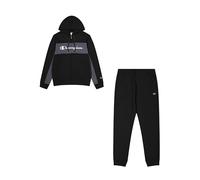 Champion Legacy-Full Zip Sweatsuit with Large Logo Tuta, Nero (KK001), M Uomo