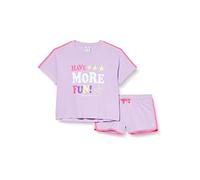 Champion Legacy Fun Club-T-Shirt & Shorts Completo, Lavanda, 9-10 Anni Bambine e Ragazze