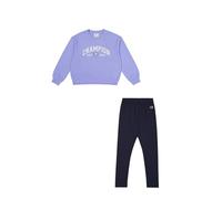 Champion Legacy Girl-Crewneck Sweatsuit Tuta da Allenamento, Purple (Vs097), 11-12 Anni Bambine e Ragazze