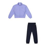 Champion Legacy Girl-Full Zip Sweatsuit Elastic Cuff Tuta da Allenamento, Purple (VS097), 3-4 Anni Bambine e Ragazze